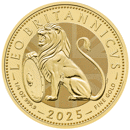 Pre-Owned 2025 UK The British Lion 1/4oz Gold Coin