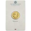 Pre-Owned 2023 UK King Charles III Britannia 1/4oz Gold Coin - Carded