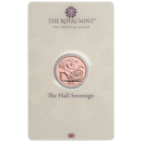 Pre-Owned 2021 UK Half Sovereign Gold Coin - Carded
