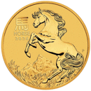 Pre-Owned 2026 Australian Lunar Horse 1/20oz Gold Coin