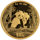 2026 Chinese Panda 8g Gold Coin