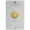 Pre-Owned 2025 UK Britannia 1/4oz Gold Coin - Carded