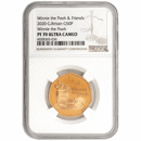 Pre-Owned 2020 UK Winnie the Pooh 50p Proof Gold Coin - NGC Graded PF70 - 6028365-034