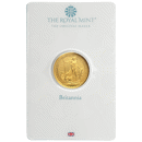 Pre-Owned UK Queen Elizabeth II Britannia 1/4oz Gold Coin - Carded - Mixed Dates