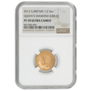 Pre-Owned 2012 UK Half Sovereign Proof Gold Coin - NGC Graded PF70 - 8221082-004