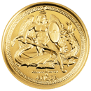 Pre-Owned Post-1992 Isle of Man Angel 1/10oz Gold Coin