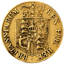 Pre-Owned 1820 George III Laureate Head Half Sovereign Gold Coin