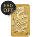 2026 Australian Dragon Rectangular 1oz Gold Coin