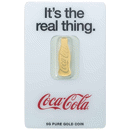 PAMP Coca-Cola 140 Years Anniversary 5g Shaped Gold Coin