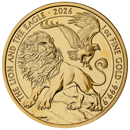 Pre-Owned 2026 UK The Lion and The Eagle 1oz Gold Coin