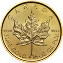 Pre-Owned Canadian Maple 1/2oz Gold Coin - Mixed Dates