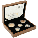 Pre-Owned 2009 UK Sovereign Proof Gold 5-Coin Collection