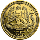 Pre-Owned Isle of Man Angel 1oz Gold Coin - Mixed Dates