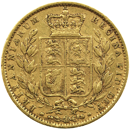 Pre-Owned 1862 London Mint Victorian 'Shield' Full Sovereign Gold Coin