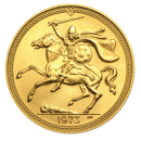 Pre-Owned Isle Of Man Half Sovereign Gold Coin - Mixed Dates