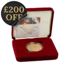 Pre-Owned 2004 100th Anniversary of the Entente Cordiale £5 Proof Gold Coin