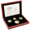 Pre-Owned 1996 UK Sovereign Proof Gold 3-Coin Collection