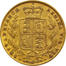 Pre-Owned 1852 London Mint Victorian 'Shield' Full Sovereign Gold Coin