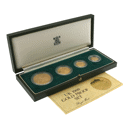 Pre-Owned 1980 UK Sovereign Proof Gold 4-Coin Set