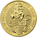 Pre-Owned 2016 UK Queen's Beasts The Lion of England 1oz Gold Coin