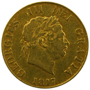 Pre-Owned 1817 London Mint George III Shield Half Sovereign Gold Coin