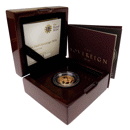 Pre-Owned 2016 UK Half Sovereign James Butler Portrait Proof Gold Coin