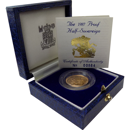 Pre-Owned 1987 UK Half Sovereign Proof Gold Coin
