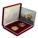 Pre-Owned 2005 UK Nelson and Trafalgar Proof Gold 2-Crown Set
