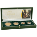 Pre-Owned 2006 UK Sovereign Proof Gold 4-Coin Collection