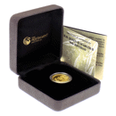 Pre-Owned 2016 Australia Queen Elizabeth II 90th Birthday 1/4oz Proof Gold Coin