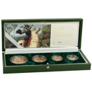 Pre-Owned 2007 UK Sovereign Proof Gold 4-Coin Collection