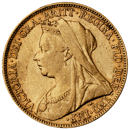 UK Full Sovereign Gold Coin Victoria 1893-1901