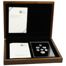 Pre-Owned 2008 UK Royal Shield of Arms Platinum Proof 7-Coin Collection - VAT Free