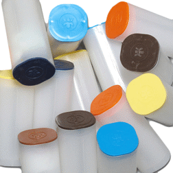 Royal Canadian Mint 1oz Silver Empty Coin Tube with Mix Colour Tops - 1 Tube