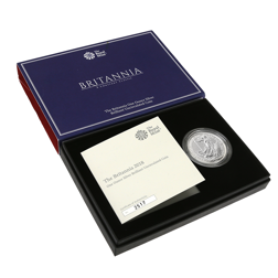 Pre-Owned 2018 UK Britannia Brilliant Uncirculated 1oz Silver Coin - VAT Free