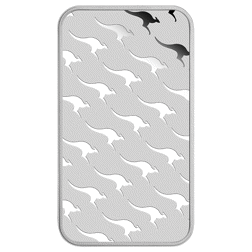 Perth Mint Kangaroo 1oz Silver Bar