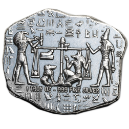 Pre-Owned Anubis Relic 1oz Hand-Poured Silver Bar