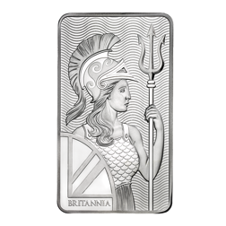 The Royal Mint Britannia 10oz Silver Bar