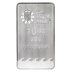 The Royal Mint Britannia 10oz Silver Bar
