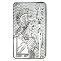 The Royal Mint Britannia 100oz Silver Bar