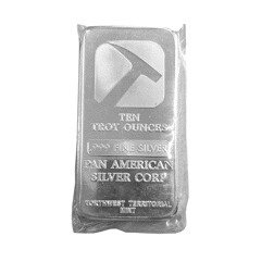 Pre-Owned Pan American Silver Corp 10oz Silver Bar