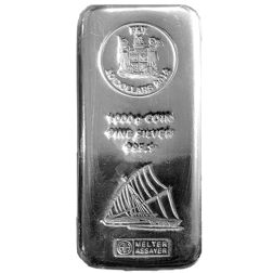 Pre-Owned 2018 Fiji $10 1kg Silver Coin Bar