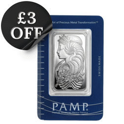 Pre-Owned PAMP Fortuna 1oz Silver Bar