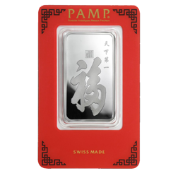 Pre-Owned PAMP True Happiness 1oz Silver Bar