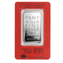 Pre-Owned PAMP True Happiness 1oz Silver Bar