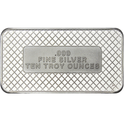 SilverTowne Mint USA American Flag 10oz Silver Bar