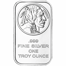 SilverTowne Mint USA Buffalo 1oz Silver Bar