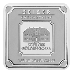 Pre-Owned Geiger Edelmetalle 1oz Silver Bar