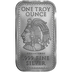 Aztec Calendar 1oz Silver Bar