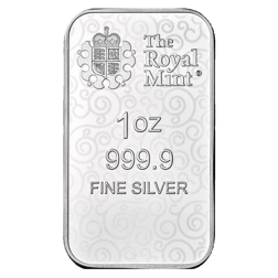 Pre-Owned The Royal Mint Una and The Lion 1oz Silver Bar - Mixed Designs